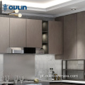 Conjunto de móveis de cozinha modulares modernos de cozinha doméstica